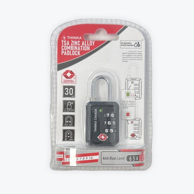 TSA Zinc Alloy Combination Padlock